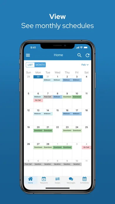 QGenda screenshot 1