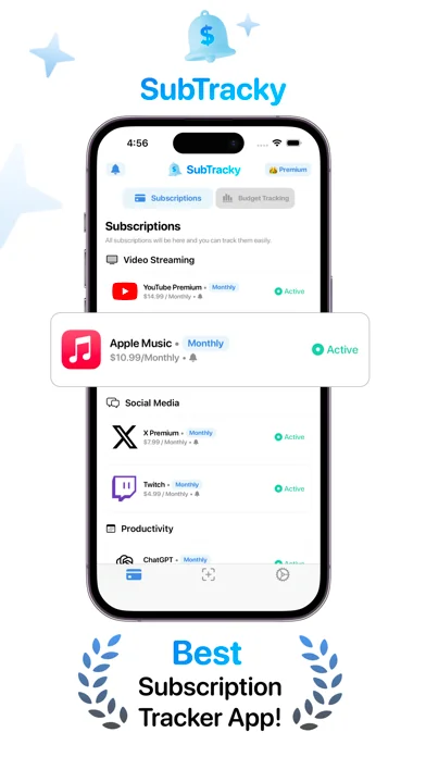 Subscription Manager:SubTracky
