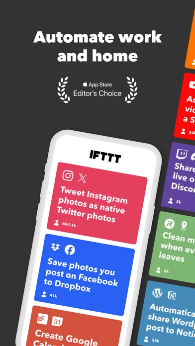 IFTTT - Automate work and home screenshot 1