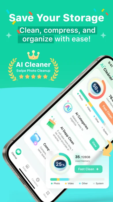 AI Cleaner：Swipe Photo CleanUp screenshot 1