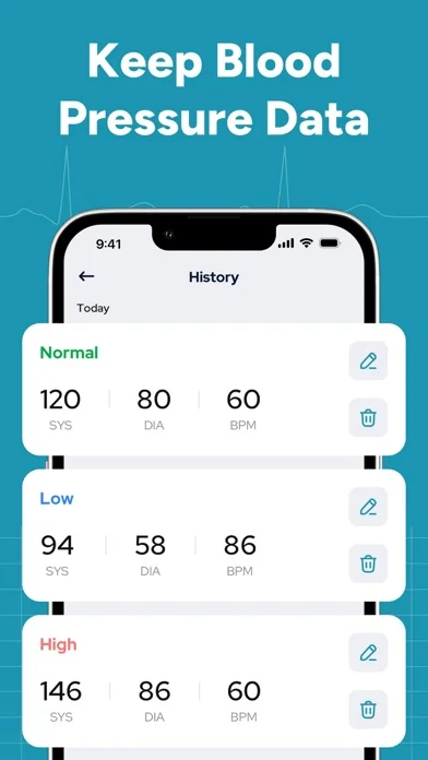 Blood Pressure: Daily Logger screenshot 4