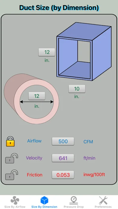 Duct Calculator Elite screenshot 2