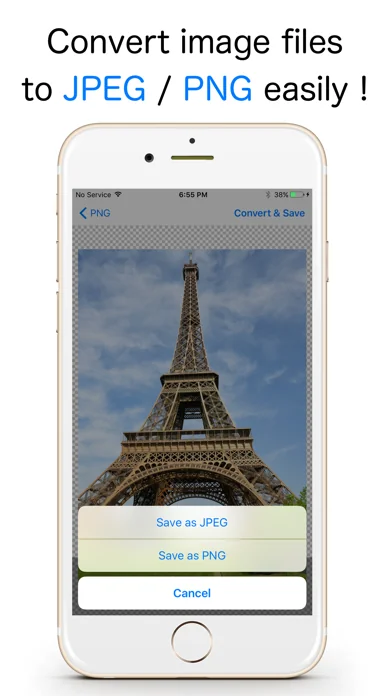 JPEG-PNG Image file converter screenshot 1
