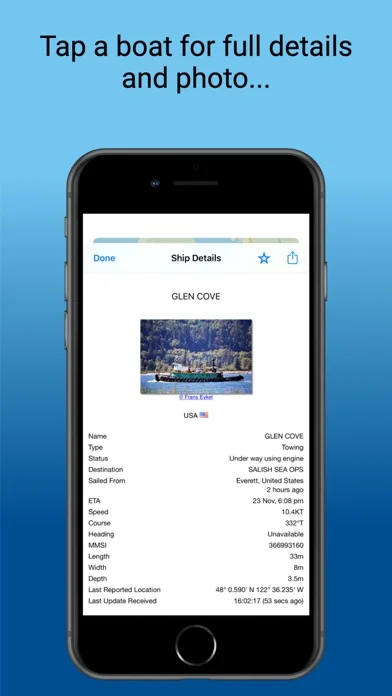 Boat Watch - Ship Tracking screenshot 2