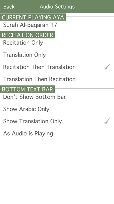 Holy Quran (15 Lines Printed Pages and Urdu Audio Translation) screenshot 4
