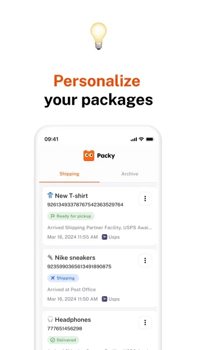 Sendungsverfolgung – Packy screenshot 3