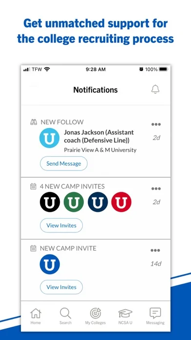 NCSA Athletic Recruiting screenshot 1