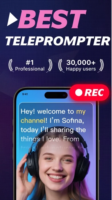 Teleprompter - AI Captions
