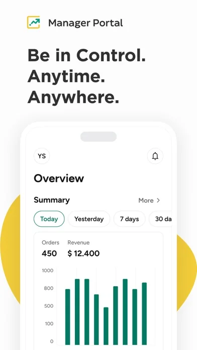 Glovo Manager Portal
