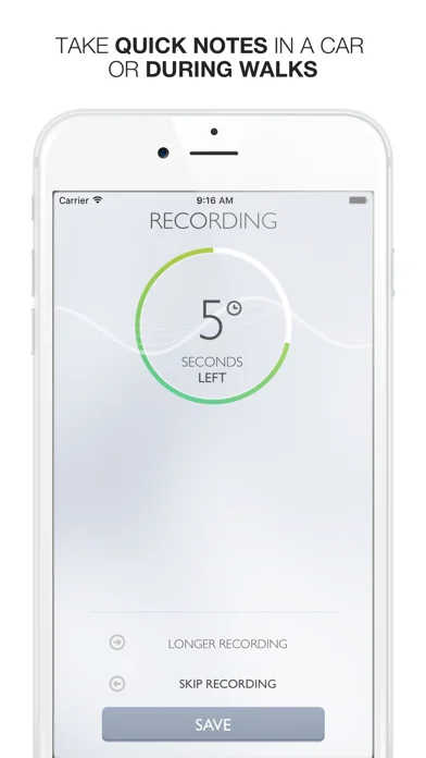 Say&Go Sprachnotizen und Inbox