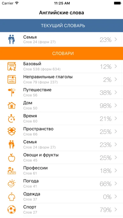 Полиглот - Английские слова