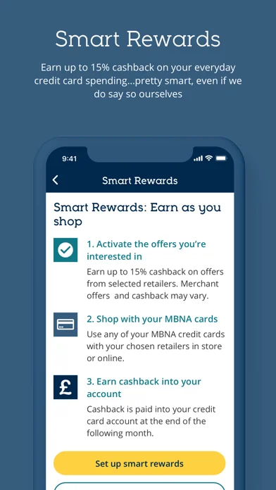 MBNA Mobile App screenshot 3