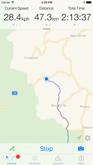 Routie ~ Sport per GPS tracken screenshot 1