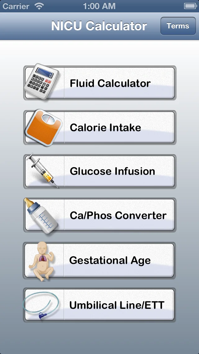 NICU Calculator