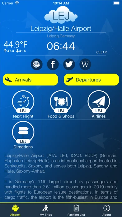 Leipzig Airport (LEJ) + Radar