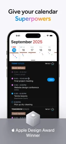 Fantastical Calendar app screenshot