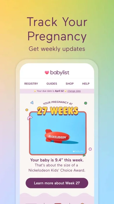 Babylist Baby Registry screenshot 3
