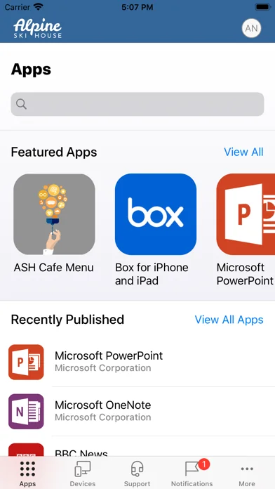 Intune-Unternehmensportal screenshot 3