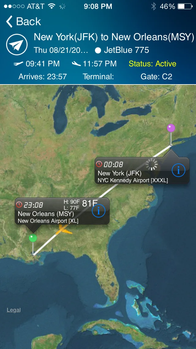 New Orleans Airport + Flight Tracker MSY Louis Armstrong