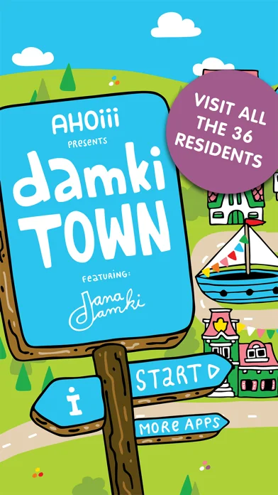 Damki Town – Kinder Malbuch