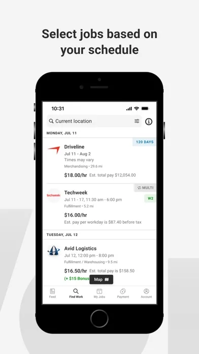 Wonolo screenshot 2