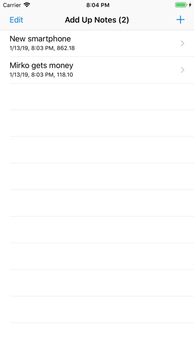 Add Up Notes
