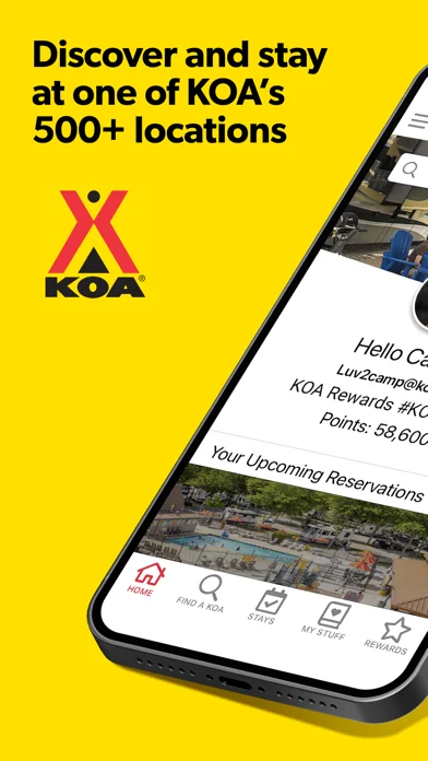 KOA Camping | RV, Cabin & Tent screenshot 1