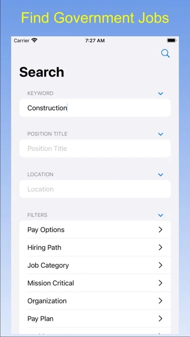 Gov Job Search screenshot 1
