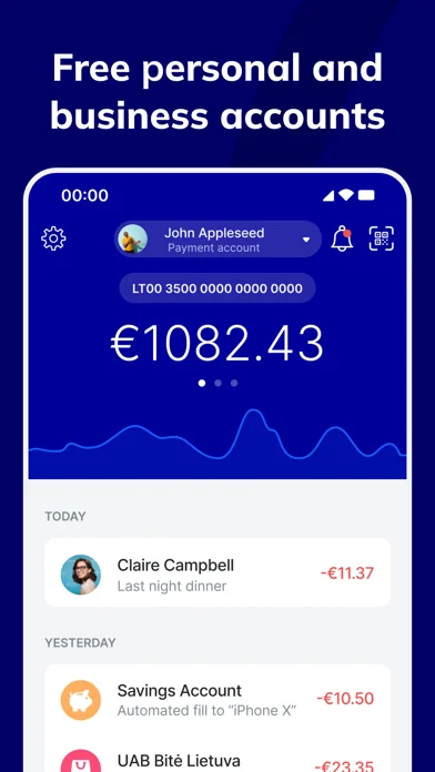 Paysera Super App screenshot 2
