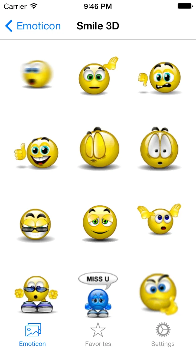 3D animierte Emojis - Deutsche SMS,MMS,WhatsApp Smileys screenshot 3
