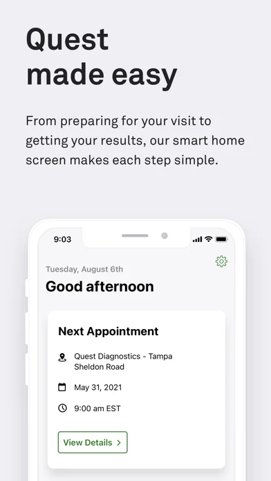 MyQuest for Patients screenshot 1