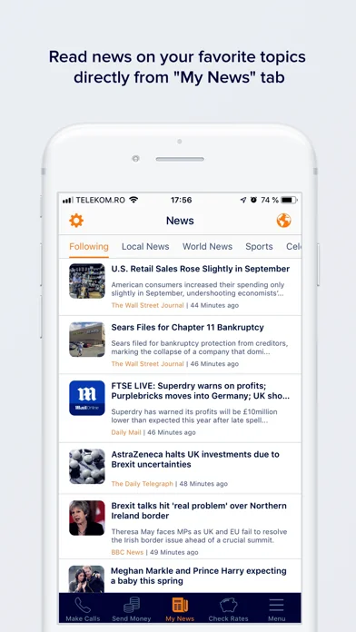 NobelApp Calls and Top Ups screenshot 2