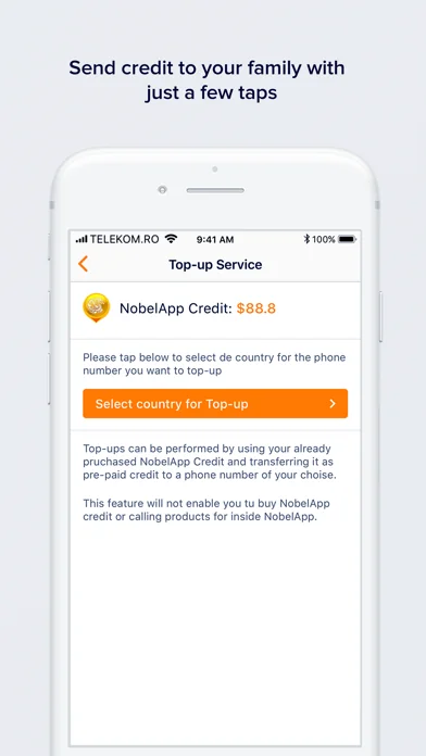 NobelApp Calls and Top Ups screenshot 3