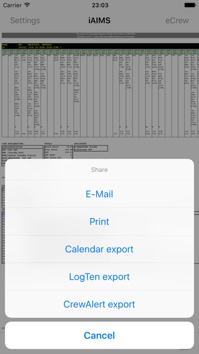 iAIMS Crew Roster Viewer screenshot 3
