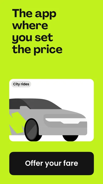 inDrive. Save on city rides screenshot 1