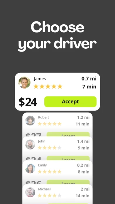 inDrive. Save on city rides screenshot 3