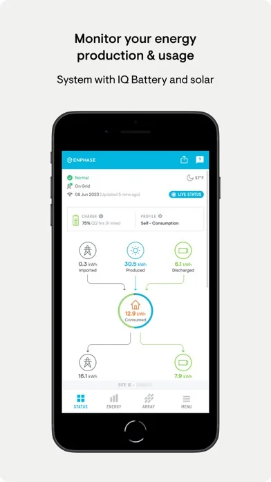Enphase Enlighten screenshot 1