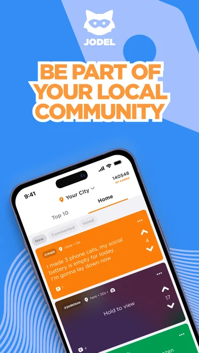 Jodel: Hyperlokale Community screenshot 1