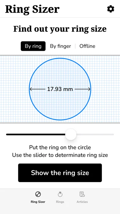 Ring Sizer by Jason Withers © screenshot 2