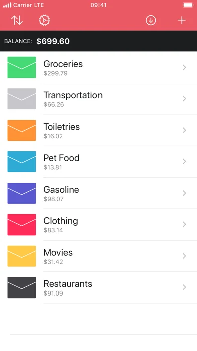 Envelopes: Budget Manager