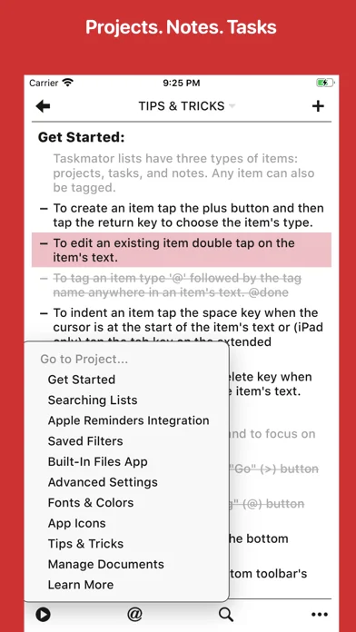 Taskmator - TaskPaper Client