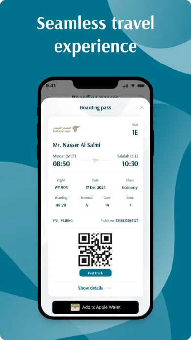 Oman Air screenshot 3