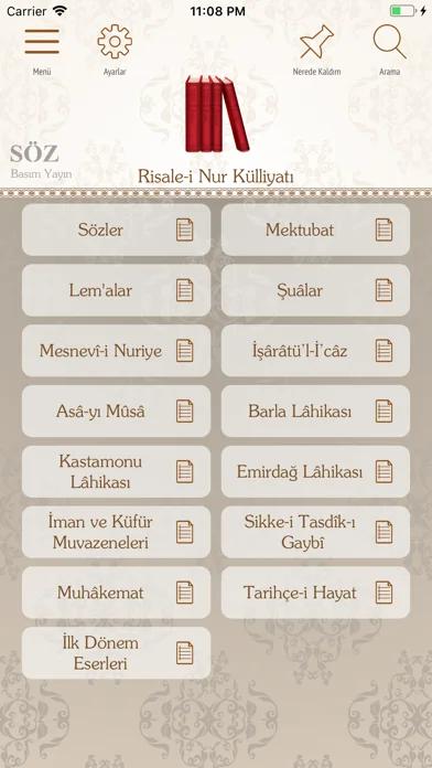 Risale-i Nur Külliyatı - SÖZ screenshot 1