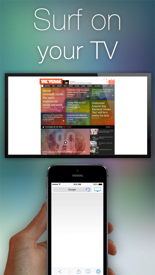 Web für Apple TV - Web Browser
