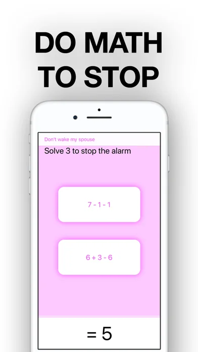 Mathe Alarm Clock - Math Alarm screenshot 2