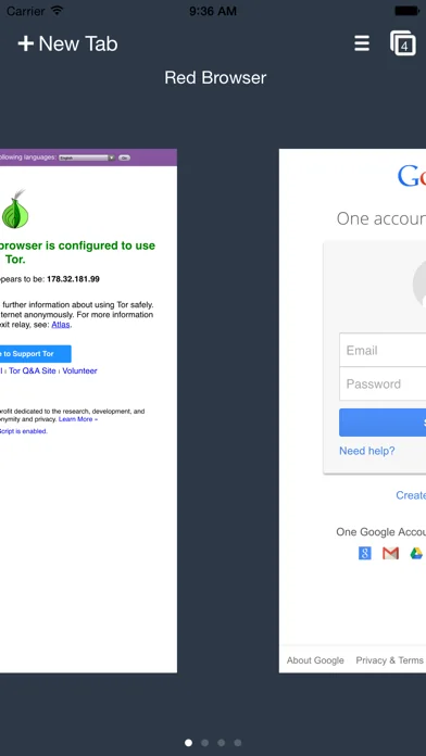 Red Onion - Darknet Browser screenshot 2