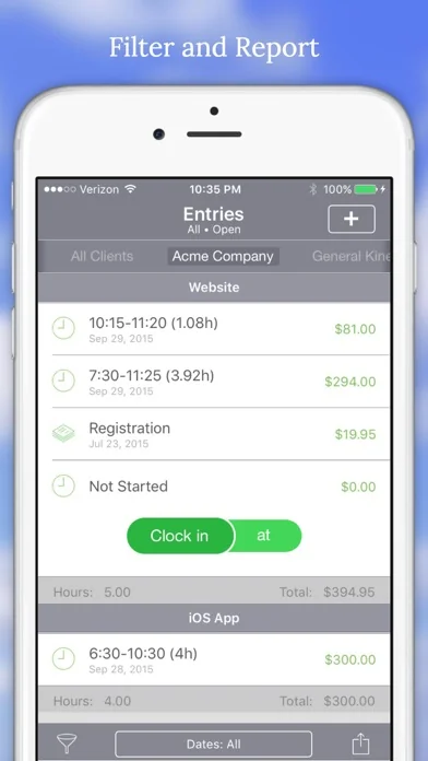 Billing Hours - Time Tracking