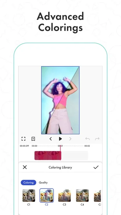 Funimate Videobearbeitung App screenshot 3