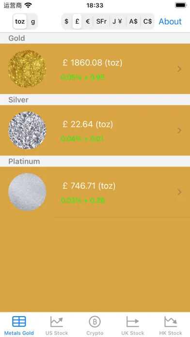 Goldpreis - Live gold price screenshot 1