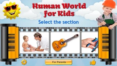 Human World for Kids, full app screenshot 1